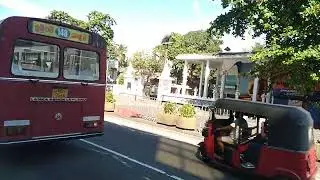 Bus Ride Through Armour Street Sri Lanka.