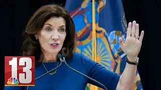 Hochul at the Capital Region Crime Analysis Center
