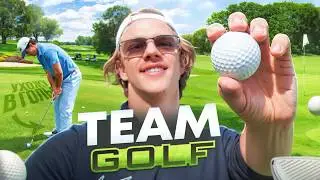 Американские Хоккеисты Пробуют Гольф ! TEAM GOLF