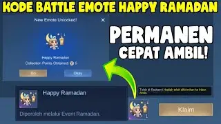 KODE REDEEM BATTLE EMOTE GRATIS HAPPY RAMADAN MOBILE LEGENDS PERMANEN TERBARU NOVEMBER 2025