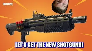NEW SHOTGUN! Fortnite BR  (Raided BenPlaysGames)
