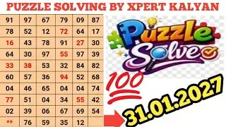 Puzzle Solved 31/01/2026 ||  Reasoning Tricks In Hindi  || Xpert kalyan