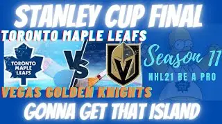 NHL21 Be a Pro Stanley Cup Final Toronto Maple Leafs vs Vegas Golden Knights Season 11