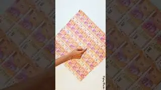 🤑Making kite from ₹200 note , money kite flying , how to make kite