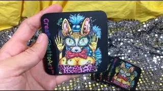 [pussy? STOP.]  rubber coaster set.