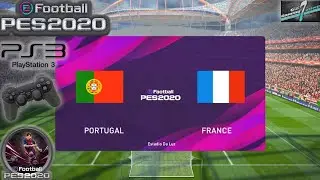 Portugal Vs France eFootball PES 2020 || PS3 Gameplay Full HD 60 FPS
