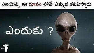 Why Aliens look like this | grey aliens history in telugu