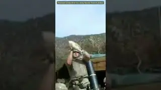 Precision Under Fire: U.S. Army Mortar Team in Action #USArmy #Afghanistan#MortarTeam #SmallArms
