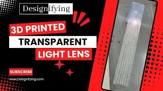 3D Printed Headlight Lens Transparent SLA Part | Designifying India Prototype 3D Scanning Delhi