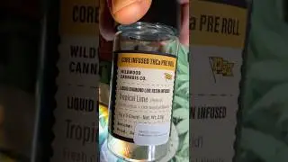 Tropical Lime core infused live resin pre rolls Wildwood Cannabis Co 🔥15% off in bio #shorts