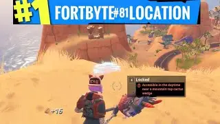 Fortnite solving  #81 Location - Accessible by solving the pressure plate Puzzle NW of The