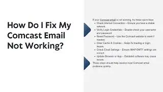 How Do I Contact Comcast About Email Problems?