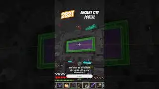 Ancient city portal #minecraft #2b2t #2builders2tools #gameplay #gamer #funny #fun #gaming #games