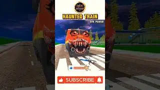 💥🙃 HAUNTED TRAIN VS FRANKLIN 🤯💥IN INDIAN BIKE DRIVING 3D || #shortsfeed #franklin #harshtatsuya