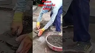 round plaster #plaster work #round work #short video