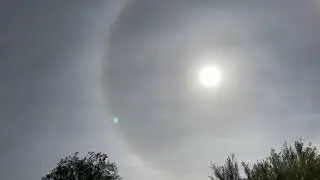 The second time I&rsquo;m seeing a Sundog Sunhalo!!