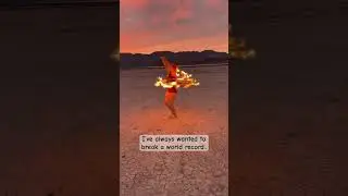I broke a Guinness World Record! 🔥| Most Fire Hula Hoops Spun Simultaneously with 8 Fire Hoops.