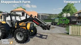 Selling Animal Products, Making Clover Silage & Clover Hay Bales│Stappenbach│FS 19│Timelapse #04