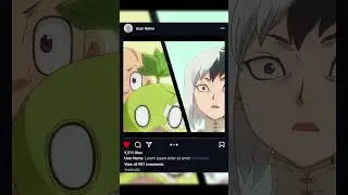 Dr.stone kohaku makeup 🤣🤣 #amv #trending #anime #geography #meme