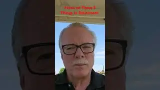 Focus on 5 Things... #retirement #positivevibes #health #stress #hobbies #youtubeshorts