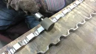 High Speed Grinding with a Mounted Stone on a Dynabrade 52678