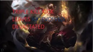 LEE SIN TRIPLE KILL KICK VS. KAT EVOLVED (CHALLLENGER PLAYER)! #SHORTS