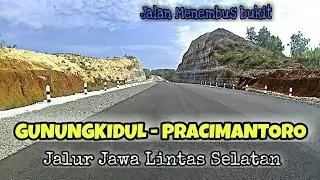 Jalan Baru JJLS Jalur Girisubo Rongkop Gunungkidul