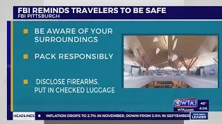 FBI Pittsburgh urging holiday travelers to remain vigilant during Christmas season | WTAJ