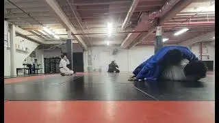 Octopus 🐙  guard sweep when top sprawls the near hip