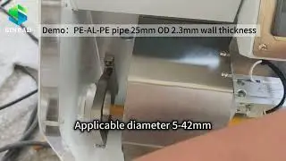 Automatic Rotary Pipe Cutting Machinefor PE-AL-PE,PEX,PVC,PP,Rubber Tube. #tubeCutting #pipeCutting