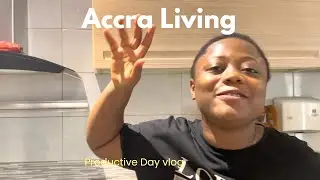 Vlogmas day 4 /A  *Productive* day living in Accra / Church, cooking / #vlogmas2025 #livinginghana 