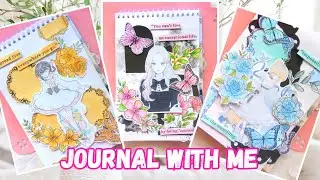 Journaling with diy journal set☘️🌷#journalwithme