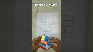 How to solve #rubik #cube new trick #shorts #trending #shortvideo #howtosolverubikscube #viralshorts