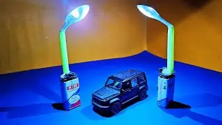 Make Street Light with Spoon and 9v Battery  ||  Simple Science Project