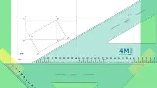 Proiezioni ortogonali di un parallelepipedo a base rettangolare ruotato di 30° rispetto al P.V.