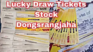 Lottery tickets Collection Dalu Barengapra || A.chik Youth Club Lucky Draw.