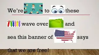 Our Flag the Red white and blue 2