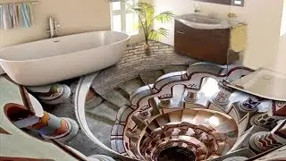 3D Bathroom Floor Designs That  Will Mess With Your Mind ᴴᴰ █▬█ █ ▀█▀