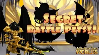 Did You Know About These SECRET Battle Pets?! AQWorlds