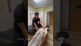 POV You're Getting a Super Gentle Neck Adjustment