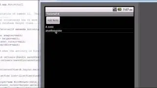 Android Tutorial 18 -  BY REQUEST - Save a List with AlertDialog and DialogInterface