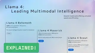 LLaMA 4 Explained: Scout, Maverick & Behemoth | Meta’s Latest AI Models Uncovered | DataLift