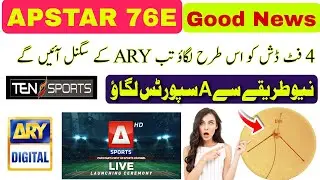 Apstar 76e A sports Neo Settings on 4 Feet dish 📡