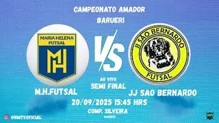 M.H.FUTSAL  X  JJ SAO BERNARDO SEMI FINAL 2 DIVISAO 20/09/2025  15:45 H CAMPEONATO AMADOR DE BARUERI