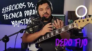 Ejercicios de técnica para bajistas | Dedo fijo | Lección de bajo |