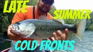 Late Summer\Early Fall Cold Front Bass Fishing