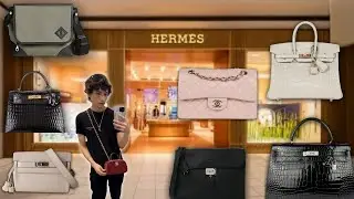 ВИДЕОБЛОГ О ЭКЗОТИЧЕСКИХ СУМКАХ HERMES И ШОПИНГЕ CHANEL!!! (Birkins, Kellys и многое другое!!!)