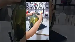 Ghost-Face Dual Lens Motorcycle Helmet, Ventilated and Breathable, Speed Demon ICON AIRFLITE