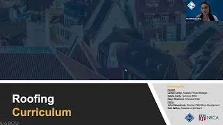 NCCER and NRCA Roofing Curriculum Webinar
