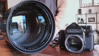 【超ド級レンズ】PENTAX SMC TAKUMAR 6x7 800mm F4を紹介